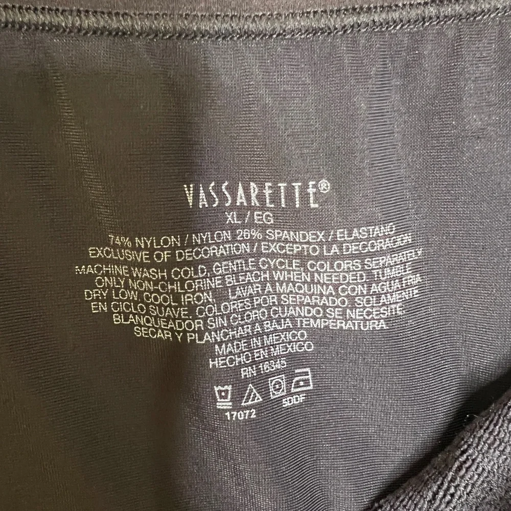 Vassarette Women's Vintage Y2K Lace Trim Camisole Black Size XL - Picture 4 of 8